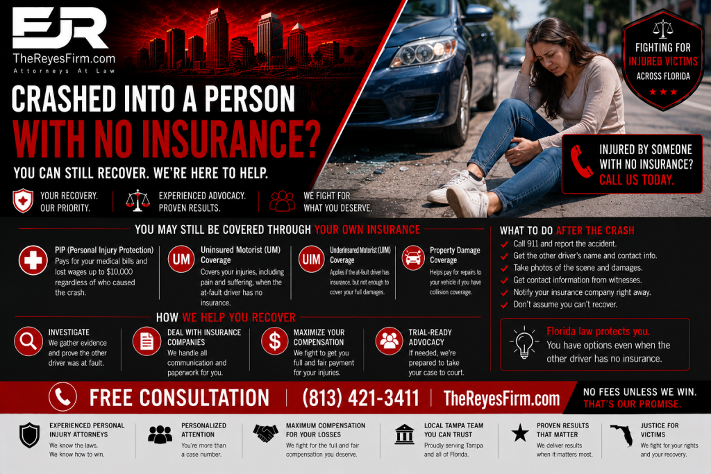 Crash recovery legal help infographic