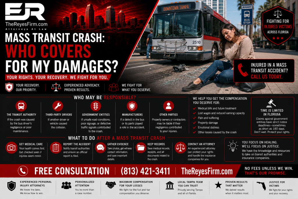 Mass transit crash legal help guide