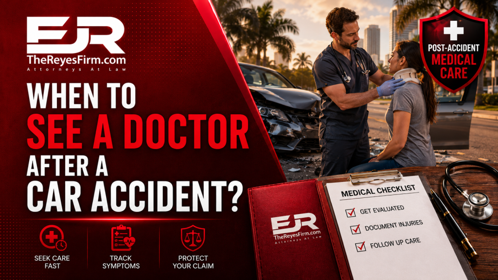When to see a doctor after an accident