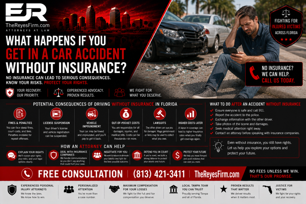 Car accident legal guidance infographic