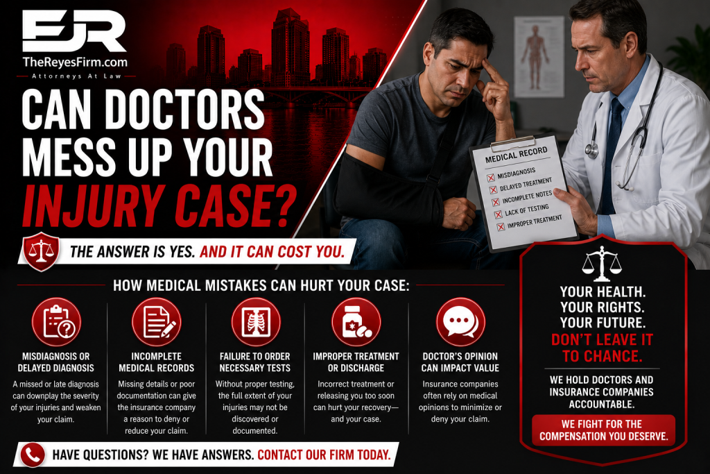 Medical mistakes hurt your case