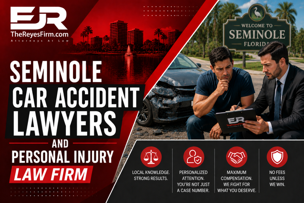 Seminole car accident attorneys advertisement