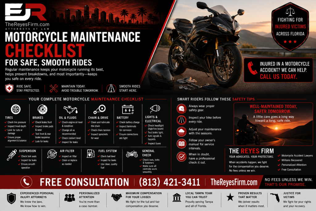 Motorcycle Maintenance Checklist