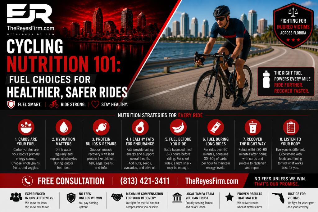Cycling nutrition tips for safer rides