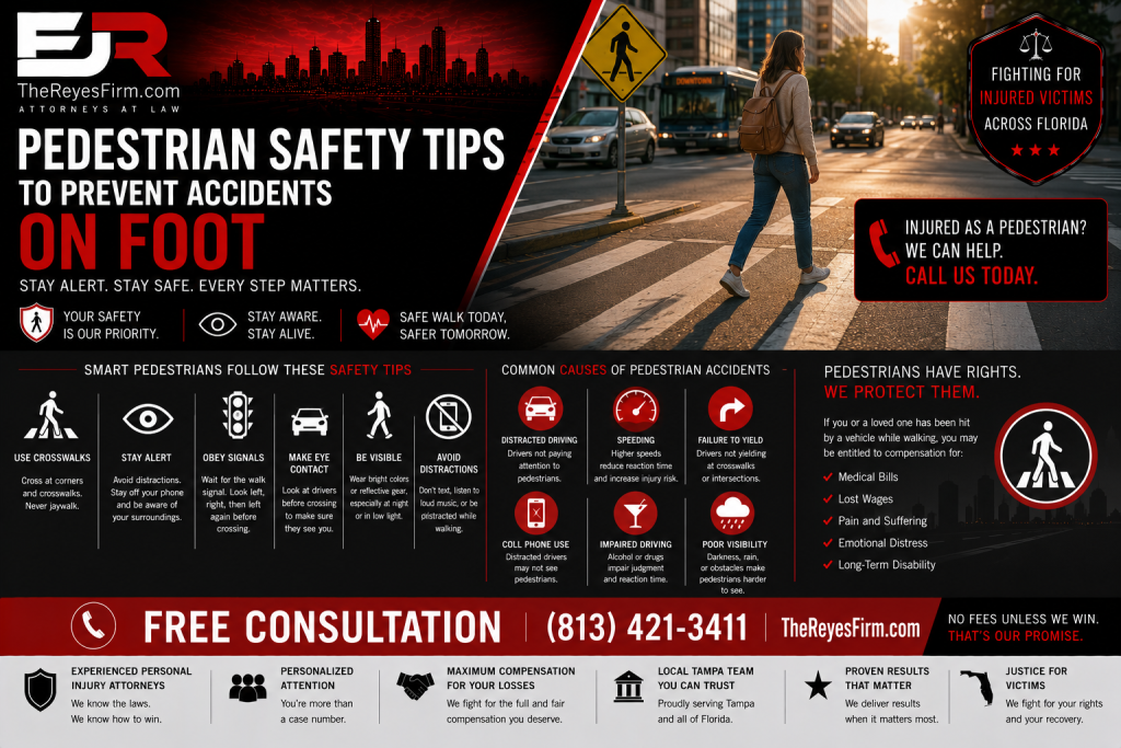 Pedestrian Safety Tips to Prevent Accidents on Foot