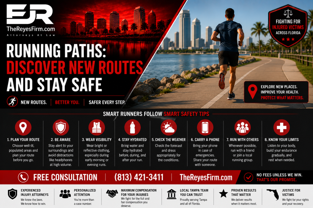 Stay safe on running paths