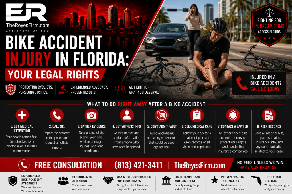 Bike accident legal help in Florida