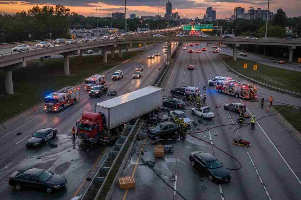 Truck crash involves a lease or owner-operator